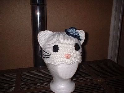 hello kitty hat hot topic. Just wanted to show the hat I created awhile ago for my dd.