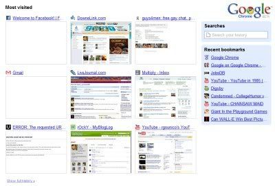 Google Chrome New Tab Options Google Chrome New Tab Options