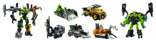 Transformers Power Core Steamhammer with Constructicons Transformers Power Core Steamhammer with Constructicons
