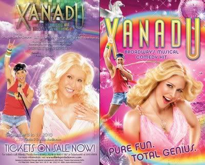 Xanadu Poster Comparison Xanadu Poster Comparison