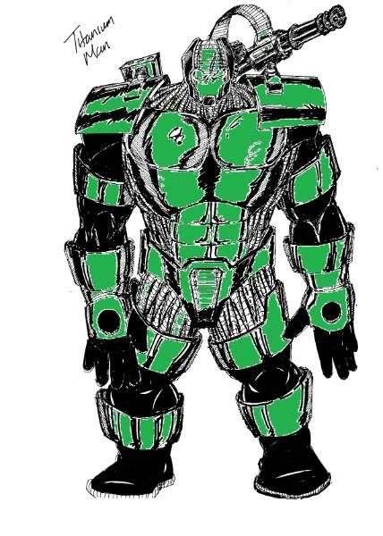 armor heroes. Titanium Man - this armor is