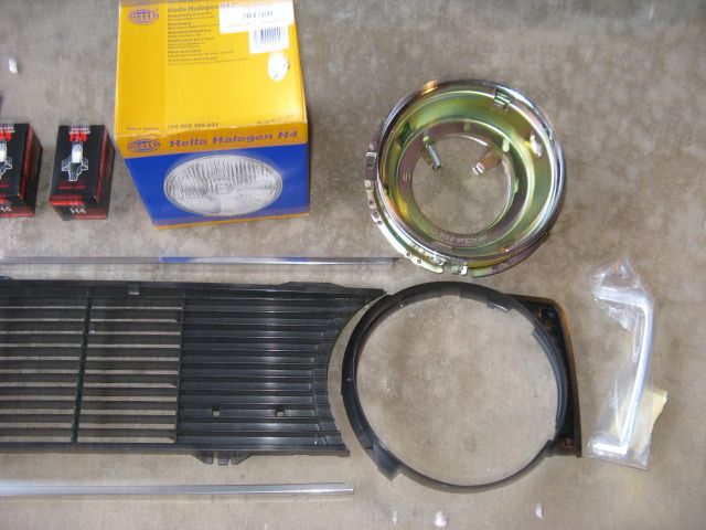 Fs Complete All Nosnew Single Round Chrome Grill Buckets Headlights Everything U Need Vw 