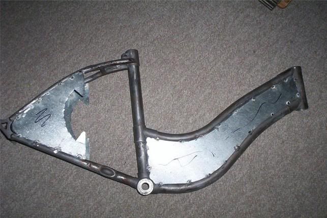 lowrider bike frame bondo