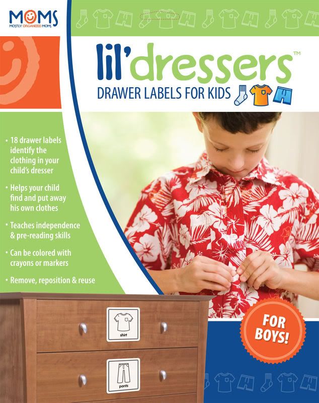 lil' dressers drawer labels for kids
