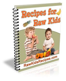 raw foods recipes kids book