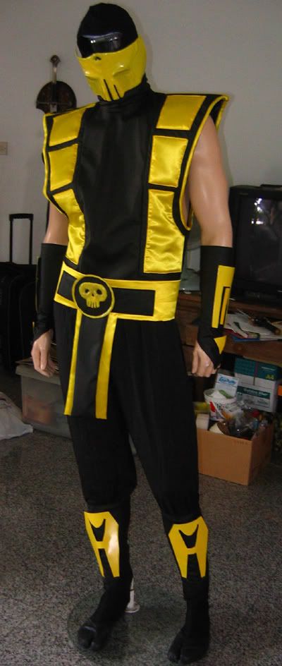 mortal kombat scorpion costume. Scorpion frm MK Trilogy