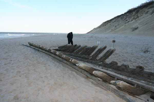 shipwreck on cape beach