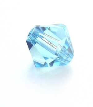 Swarovski Crystal Beads Bicone 4mm Aquamarine