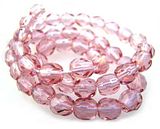 Czech Fire Polished beads 4mm French Rose x50