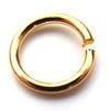 Gold Plated Jump Rings ~ 6mm x50