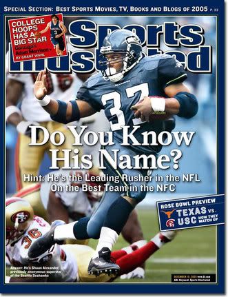 Sports Illustrated Dec. 19, 2005 issue, photograph by Peter Read Miller