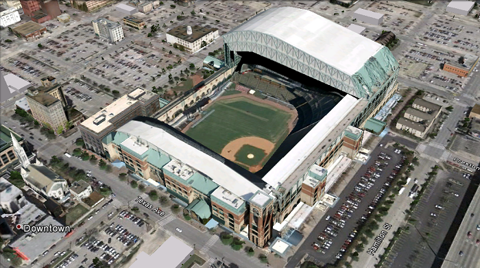 Minute Maid Park (Houston, TX); 3D model seemingly uncredited