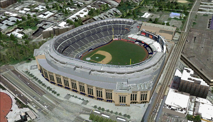 Yankee Stadium (New York; Bronx); 3D model by Luke Potenza