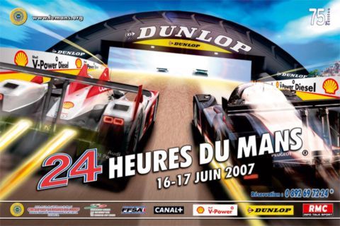 cartel oficial 24horas de Le Mans 2007