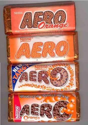 Aero Chocolate bars