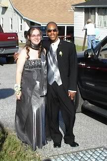 Autumn and Me posing before Prom