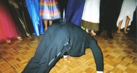 Me doing The Worm at Prom