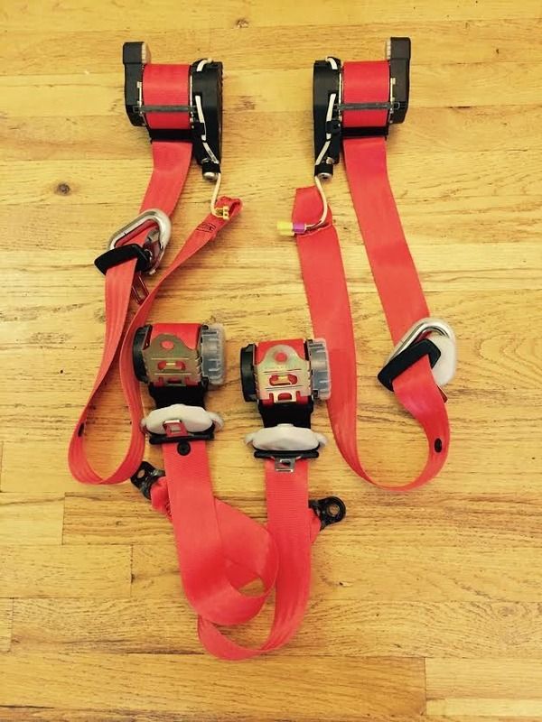 FS Custom Red GTI seat belts VW Vortex Volkswagen Forum