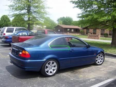 Bmw weather strip windshield #5