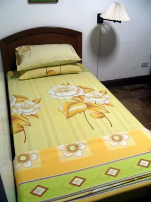 yellow bed!