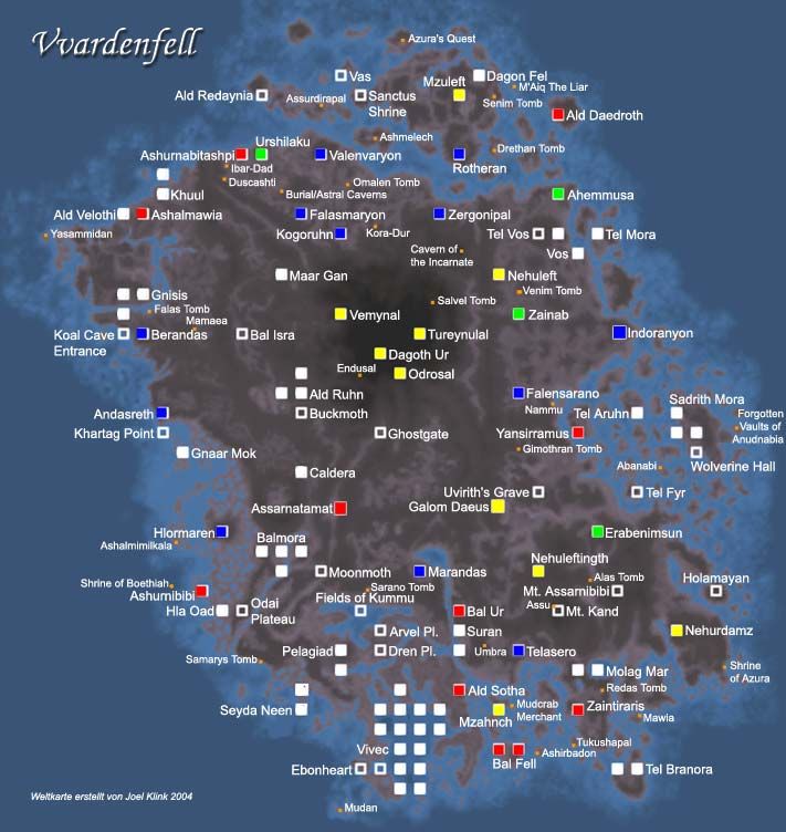 Morrowind Map Xbox