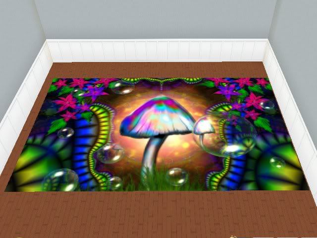 Raver Mushroom rug #1