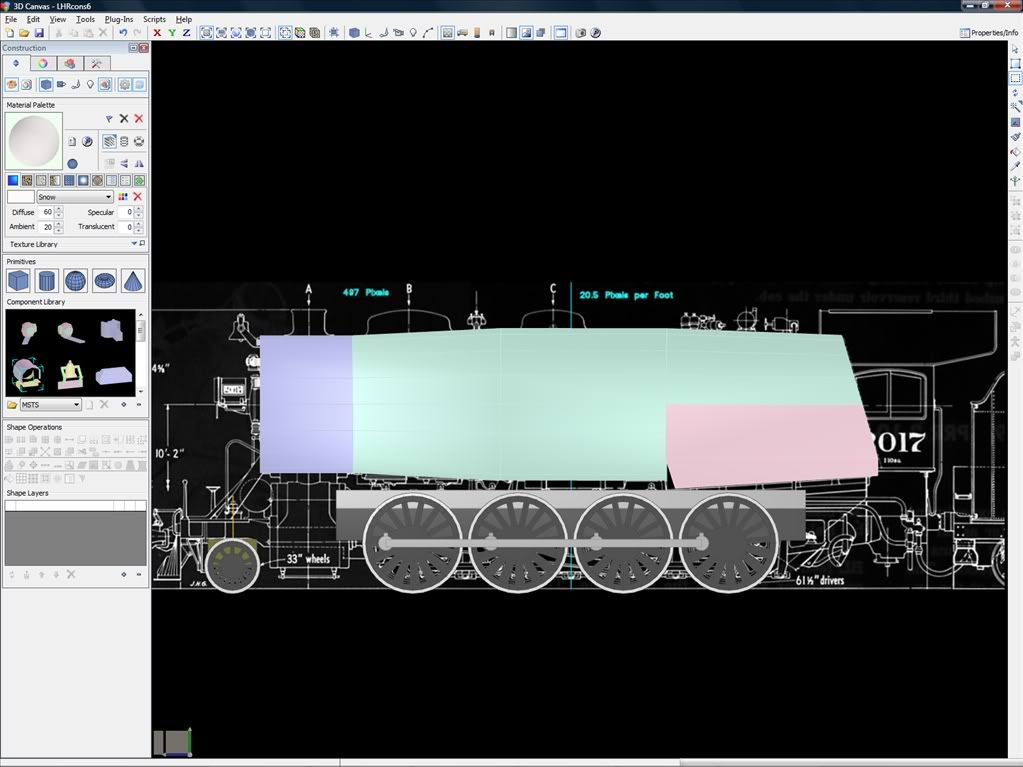 Firebox Steam Engine. The firebox is roughed into