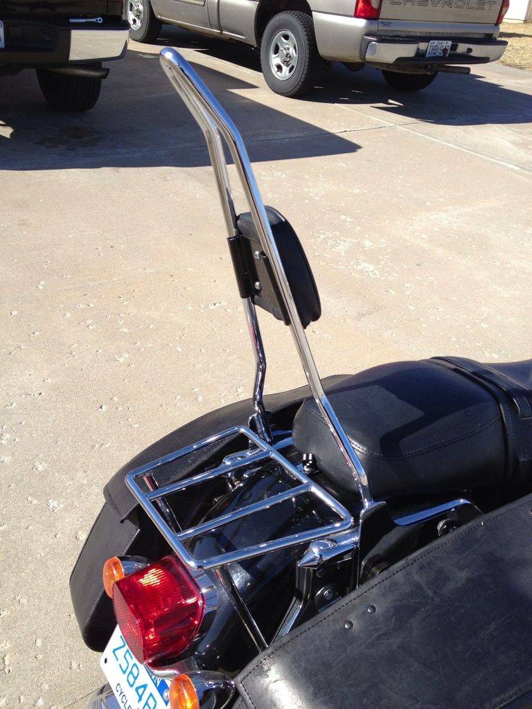 Tall sissy bar for my bagger??? where! Page 2 Harley Davidson Forums