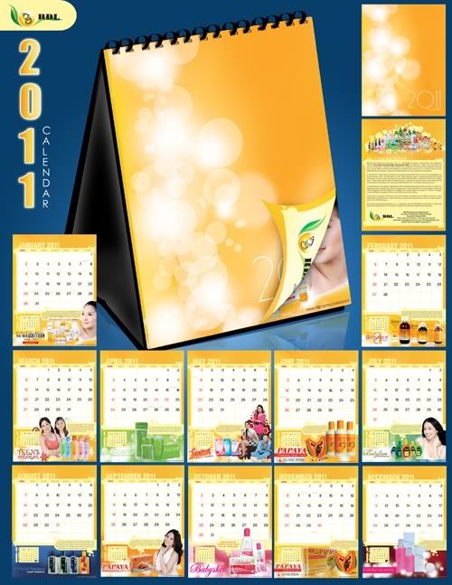 RDL Calendar,2011 Calendar,Designs