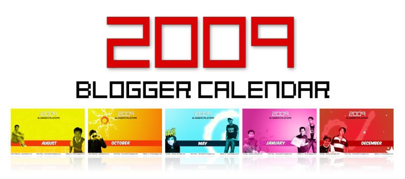 Paul Villacorta's 2009 Blogger Calendar