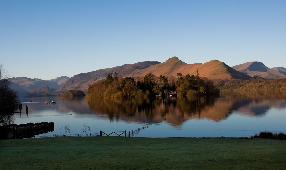 Derwent Water on this lovely morning.