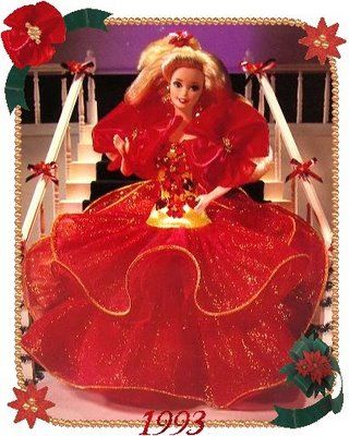 1993 happy holidays barbie