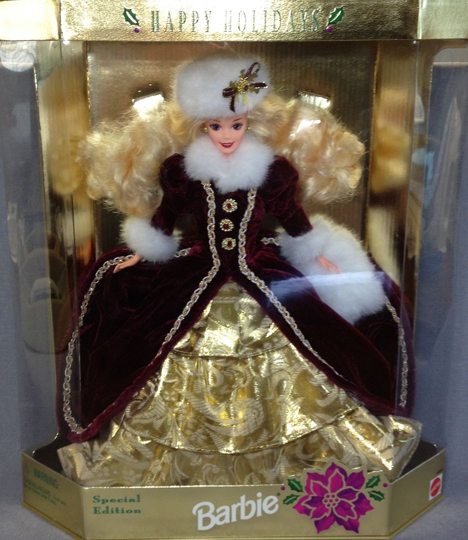 1996 holiday barbie doll value