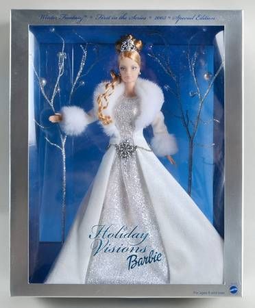 holiday visions barbie 2003