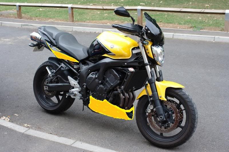 Yamaha Fz6 Yellow