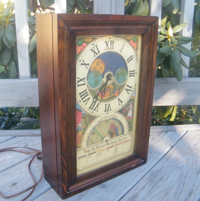 VINTAGE BURPEE SEED 100 YR CENTENNIAL PLANTING SEASON GARDEN MANTEL