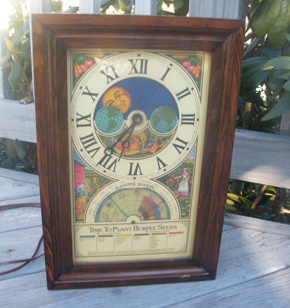 VINTAGE BURPEE SEED 100 YR CENTENNIAL PLANTING SEASON GARDEN MANTEL