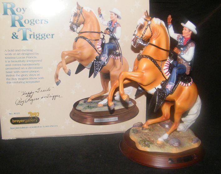 BREYER Gallery 8125 Horse Roy Rogers Trigger Porcelain Sculpture
