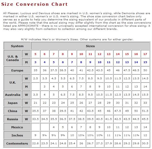 old navy shoe size chart