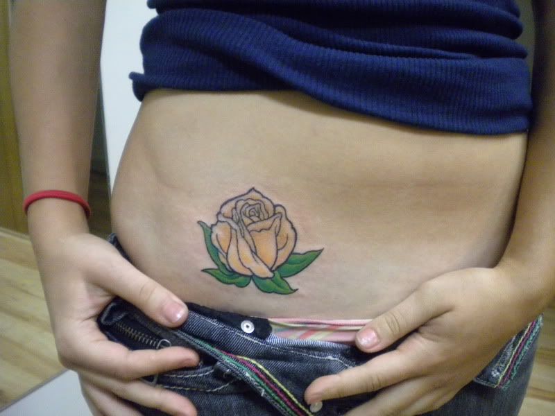 and a Rose on my hip