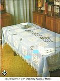  photo Magic Crochet Aug 1982 24 Blue Dinner Set with Matching Applique Mofits_zpsfmczijg9.jpg