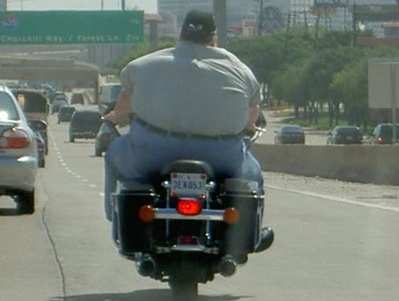 fat guy on bike pic. fat guy on ike 3