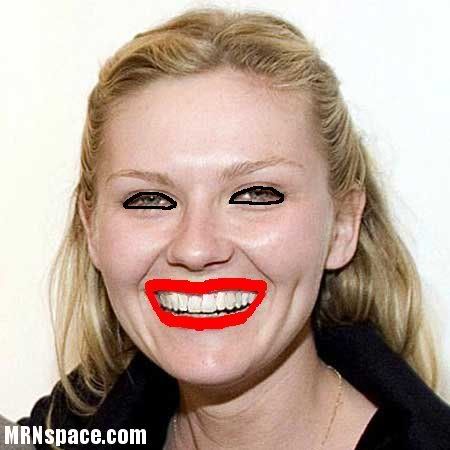 Kirsten Dunst makeup. Remember Hellen Hunt? Famous of course for the wildly 