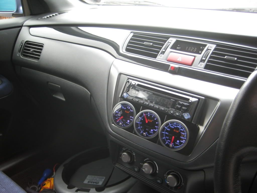 Evo 8 dash complete with RSpec guages Mitsubishi Lancer Register Forum