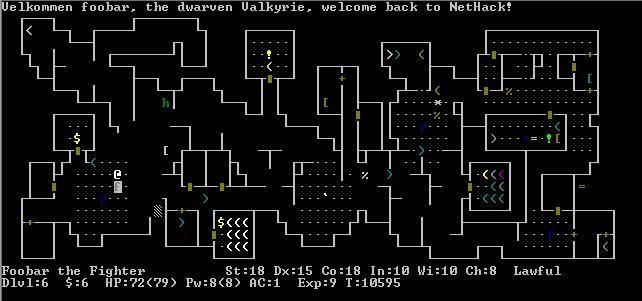 Seriously, this is my most successful game of nethack ever. The newts, they hate me :(. On the other hand, I do have intrinsic telepathy, got to love them floating eyes. When they aren't freezing you so newts can kill you.