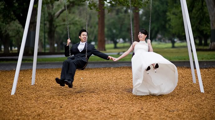 swing,pre-wedding