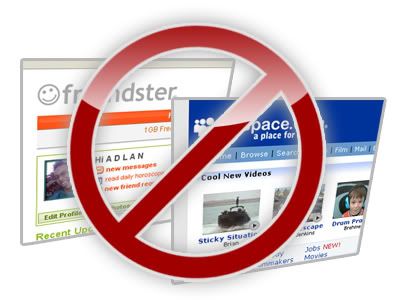 friendster myspace ban Pictures, Images and Photos