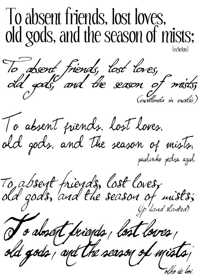 free cursive tattoo fonts. Cursive Fonts Images: If You've Read This Far, 