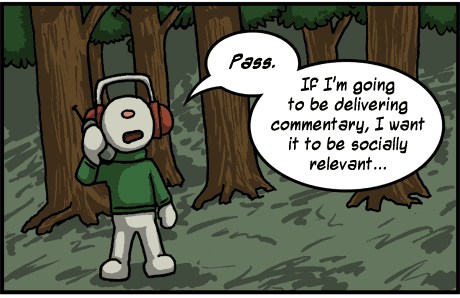 Aaron from Calamities of Nature also declines to co-host This Week in Webcomics