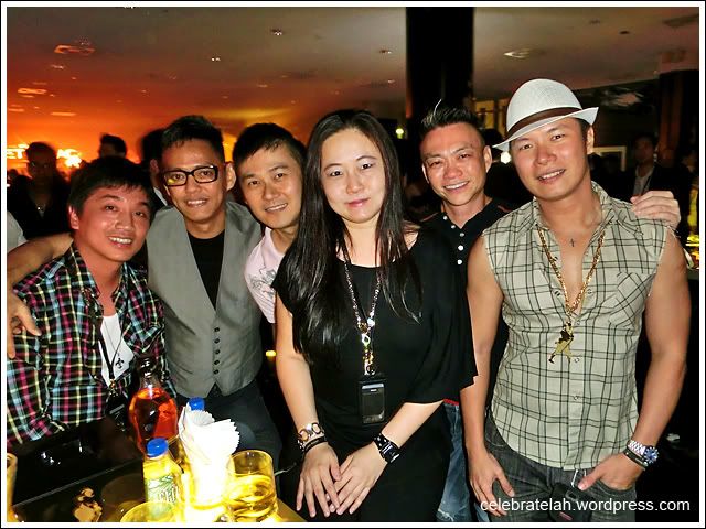 With the party gang